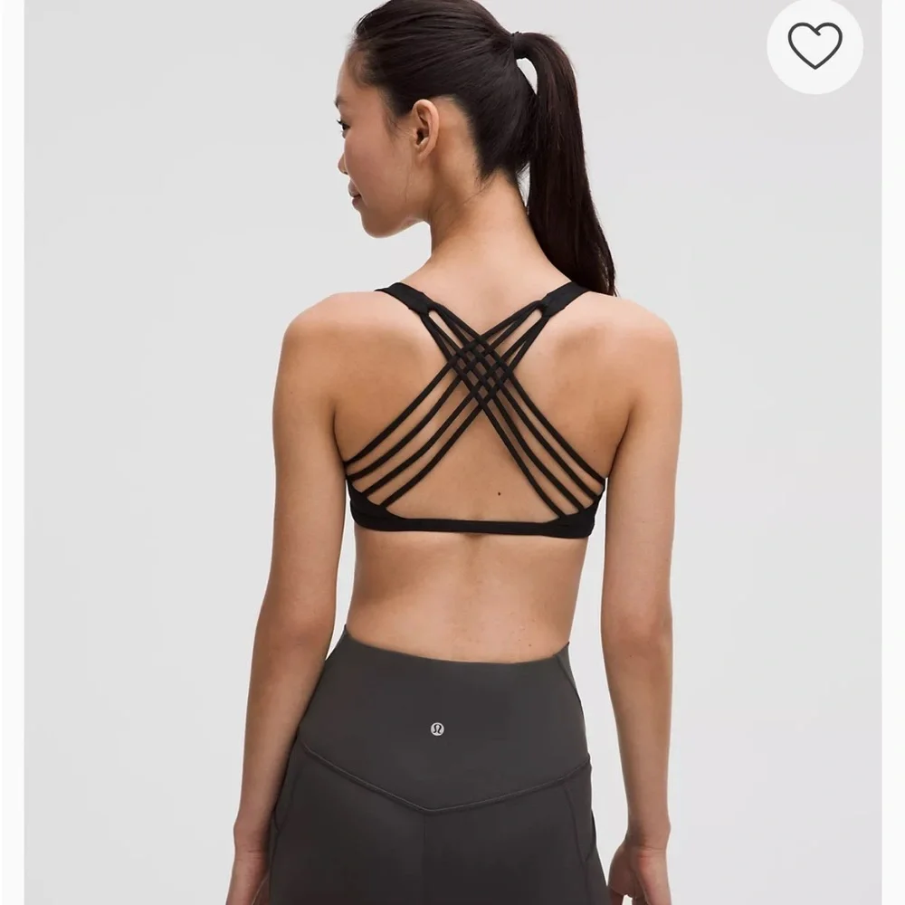 Lululemon Black Sports Bra - Picture 3 of 8